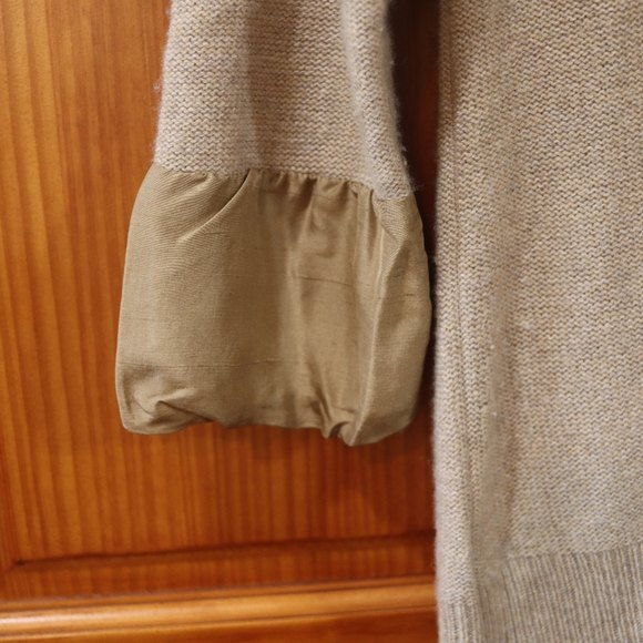 Classiques Entier Brown Wool Cashmere Silk Pullover Sweater Med - Picture 4 of 7